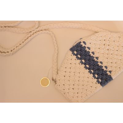 White Crochet Bag